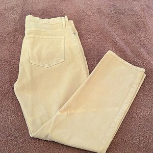 J.Crew Vintage Straight Corduroy 5-pocket pants in cream size 32R